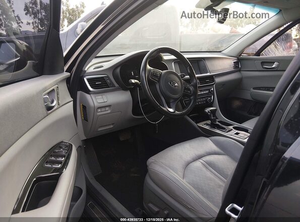KNAGV4LDXH5017356 2017 KIA OPTIMA PLUG-IN HYBRID Black Սալոնի դիմացի տեսք