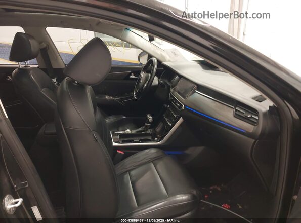 KNALC4J19L5220163 2020 KIA CADENZA Black Вид салону спереду