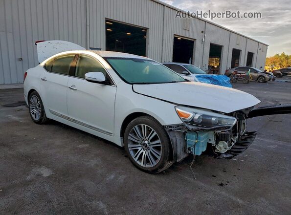 KNALN4D70G5221122 2016 KIA CADENZA White Przód prawy