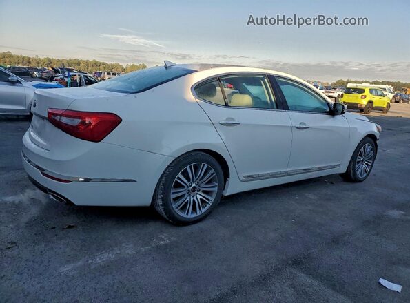 KNALN4D70G5221122 2016 KIA CADENZA White Tył prawy