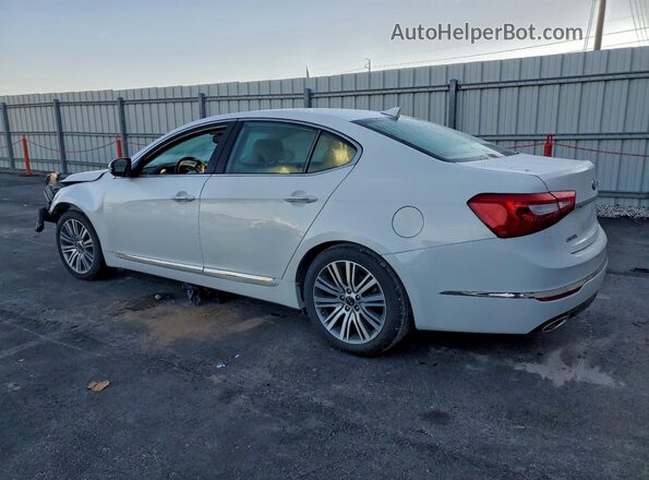 KNALN4D70G5221122 2016 KIA CADENZA White Tył lewy