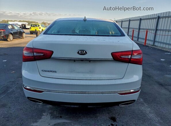 KNALN4D70G5221122 2016 KIA CADENZA White Widok z tyłu