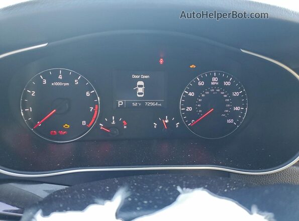 KNALN4D70G5221122 2016 KIA CADENZA White Widok zestawu wskaźników