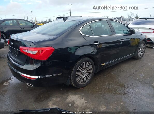 KNALN4D73G5221325 2016 KIA CADENZA Black Tył prawy