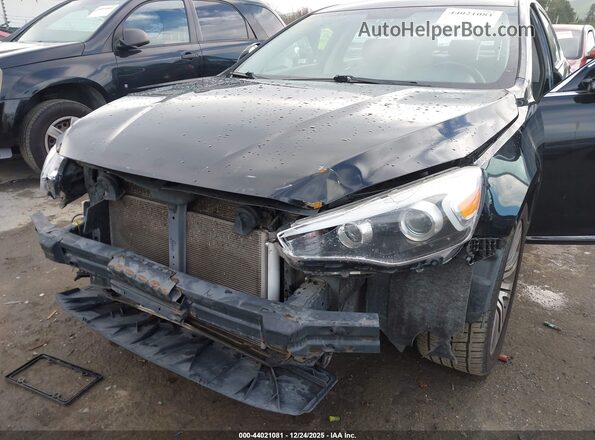 KNALN4D73G5221325 2016 KIA CADENZA Black Widok z przodu
