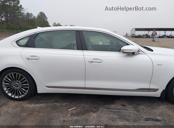 KNAS34J69K6014518 2019 KIA K900 White Widok wnętrza z tyłu