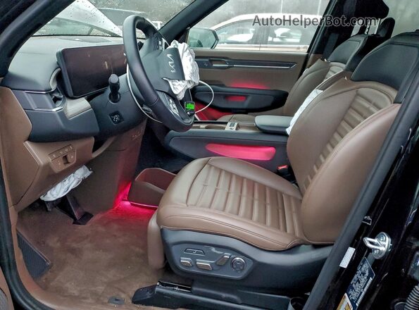 KNDADFS57R6042051 2024 KIA EV9 Черный Вид салона спереди