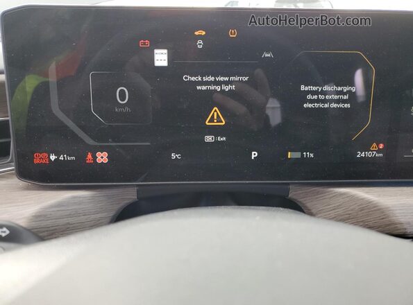 KNDADFS5XS6054023 2025 KIA EV9 Black Instrument cluster view