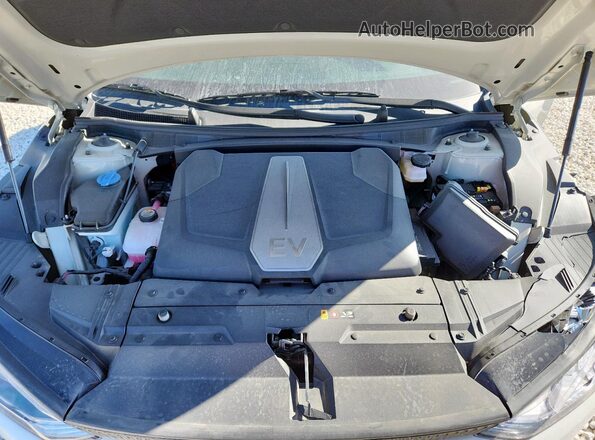 KNDC34LA5R5175621 2024 KIA EV6 Gray Vista del compartimento del motor