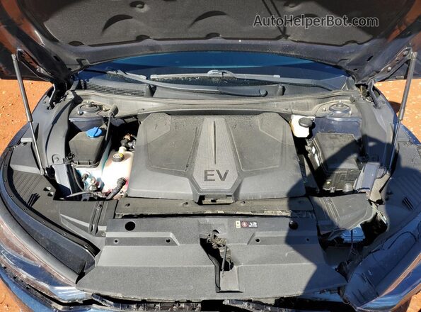 KNDC3DLC0N5087667 2022 KIA EV6 Gray Engine compartment view