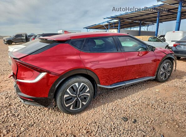 KNDC3DLC2N5079845 2022 KIA EV6 Красный Задняя правая четверть