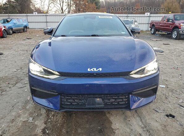 KNDC44LA9P5101774 2023 KIA EV6 Blue Вид спереду