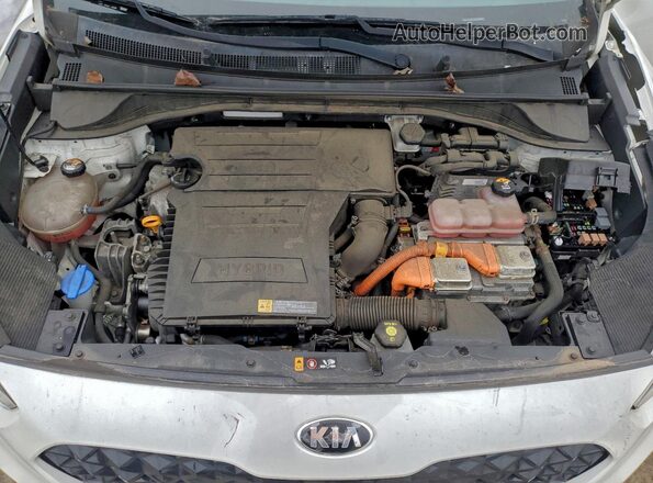 KNDCB3LC0L5427152 2020 KIA NIRO White Շարժիչի բաժամունքի տեսք