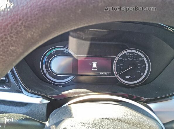 KNDCB3LC0L5427152 2020 KIA NIRO White Սարքավորումների վահանակի տեսք