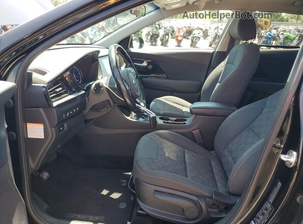 KNDCB3LC1L5373537 2020 KIA NIRO Black Սալոնի դիմացի տեսք