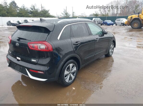 KNDCB3LC3J5151420 2018 KIA NIRO Black უკანა მარჯვენა
