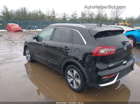 KNDCB3LC3J5151420 2018 KIA NIRO Black უკანა მარცხენა
