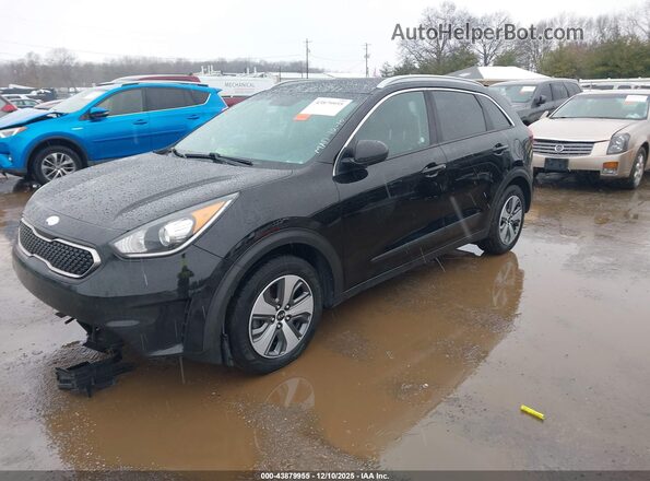 KNDCB3LC3J5151420 2018 KIA NIRO Black წინა მარცხენა ხედი სამი მეოთხედიდან