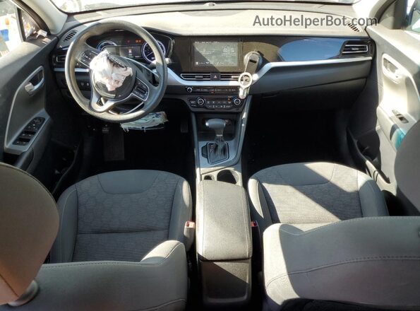KNDCB3LC3M5471809 2021 KIA NIRO White Widok deski rozdzielczej