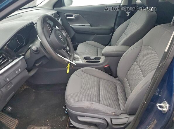 KNDCB3LC5L5365926 2020 KIA NIRO Blue Widok wnętrza z przodu