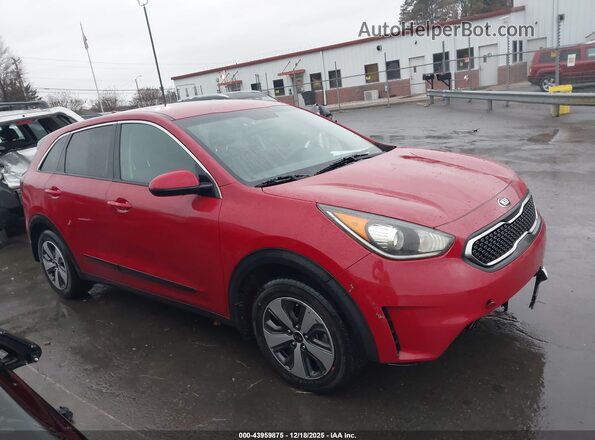 KNDCB3LC7H5047703 2017 KIA NIRO Красный Вид задней части салона