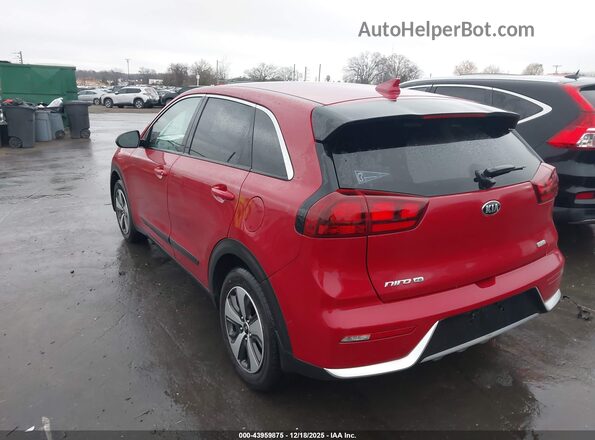 KNDCB3LC7H5047703 2017 KIA NIRO Красный Задняя левая четверть