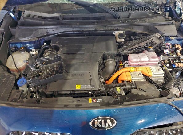 KNDCB3LC7L5396000 2020 KIA NIRO Blue Rear interior view