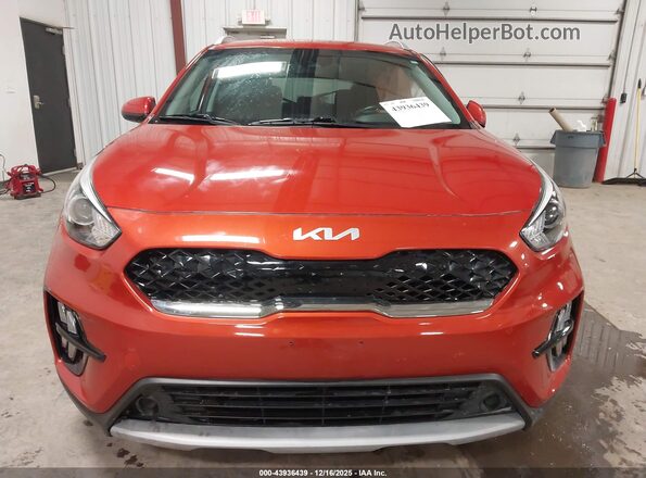 KNDCB3LC7N5499341 2022 KIA NIRO Orange ხელსაწყოთა პანელის ხედი