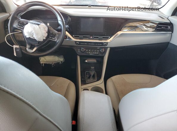 KNDCC3LC0L5421798 2020 KIA NIRO Blue Вид панелі приладів