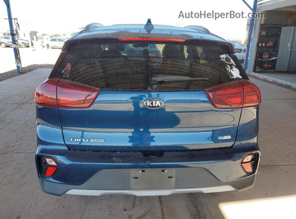 KNDCC3LC0L5421798 2020 KIA NIRO Blue Вид ззаду