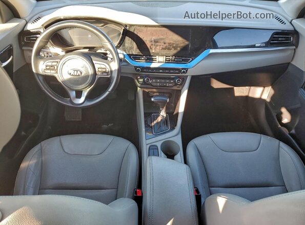 KNDCC3LC5M5468231 2021 KIA NIRO Blue წინა პანელის ხედი