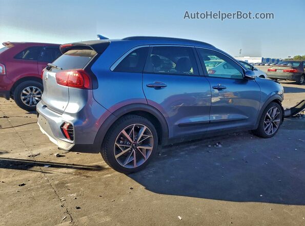 KNDCC3LC5M5468231 2021 KIA NIRO Blue უკანა მარჯვენა