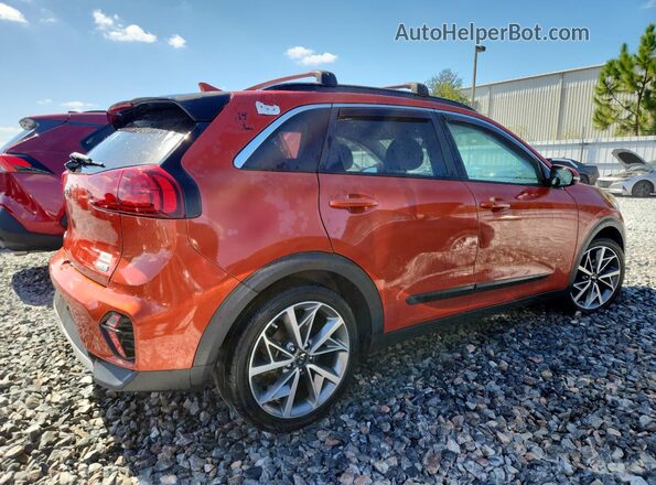 KNDCC3LC5M5480573 2021 KIA NIRO Orange Задня права чверть