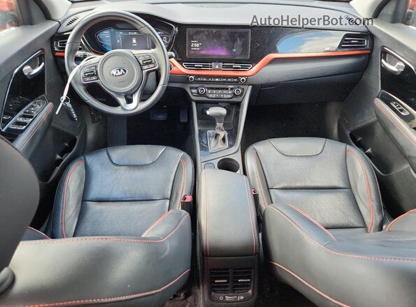KNDCC3LC5M5480573 2021 KIA NIRO Orange Вид панелі приладів