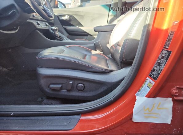 KNDCC3LC5M5480573 2021 KIA NIRO Orange Вид наклейки з VIN-кодом