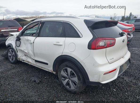 KNDCC3LC7H5072128 2017 KIA NIRO Белый Задняя левая четверть