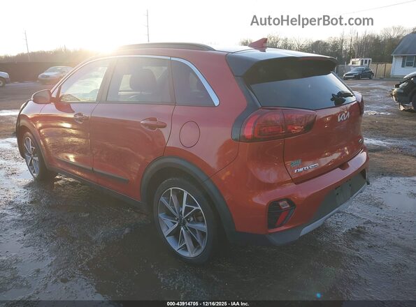 KNDCC3LC7N5536837 2022 KIA NIRO Orange Trasero izquierdo