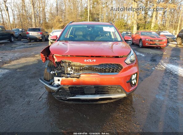 KNDCC3LC7N5536837 2022 KIA NIRO Orange Vista del cuadro de instrumentos