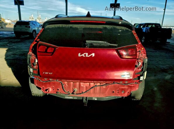 KNDCC3LG0N5147346 2022 KIA NIRO Red Vista trasera