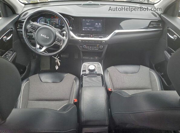 KNDCC3LG0N5158802 2022 KIA NIRO Black Widok deski rozdzielczej