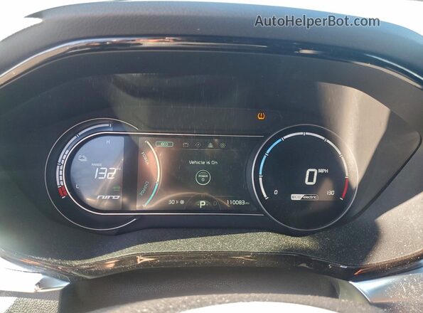 KNDCC3LG7N5124758 2022 KIA NIRO Gray Vista del cuadro de instrumentos