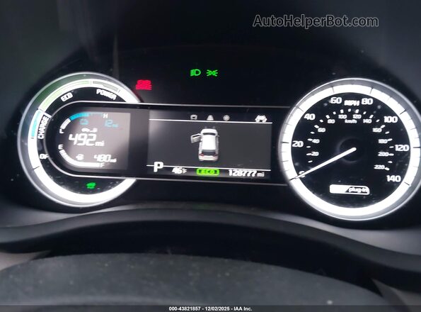KNDCD3LD5J5213631 2018 KIA NIRO PLUG-IN HYBRID Dark Blue Vista de los asientos traseros