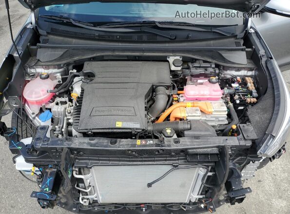 KNDCD3LD5N5489443 2022 KIA NIRO Silver Engine compartment view
