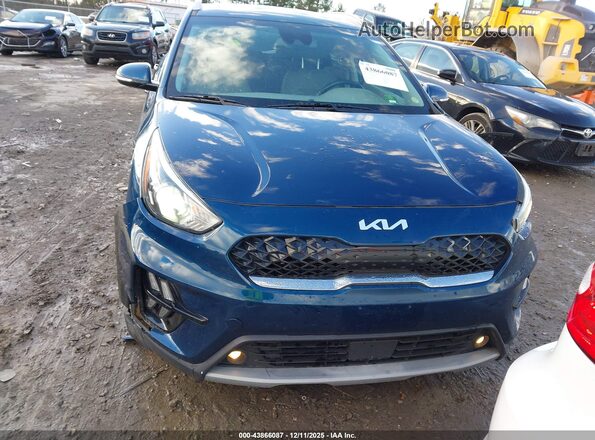 KNDCE3LC1N5489928 2022 KIA NIRO Blue Instrument cluster view