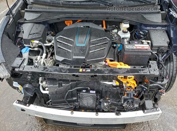 KNDCE3LG3N5140854 2022 KIA NIRO Blue Engine compartment view