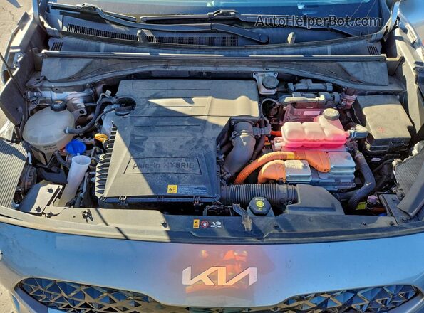 KNDCM3LD3N5518552 2022 KIA NIRO Silver Vista del compartimento del motor