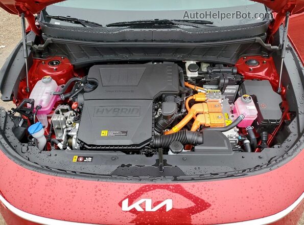 KNDCP3LE1T5332926 2026 KIA NIRO Red Вид задньої частини салону