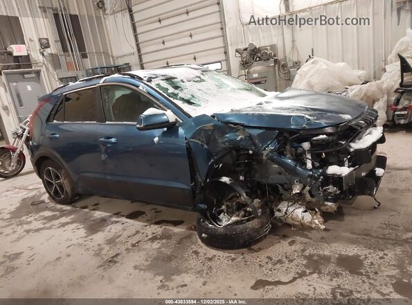 KNDCS3LFXR5172304 2024 KIA NIRO PLUG-IN HYBRID Синий Вид задней части салона