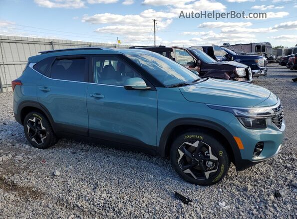 KNDERCAA2T7847652 2026 KIA SELTOS Бирюзовый Передняя правая четверть