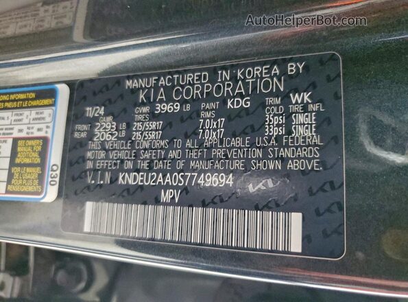 KNDEU2AA0S7749694 2025 KIA SELTOS Blue 